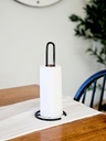 [AAH223] Porta Rollo Cocina Negra Basic
