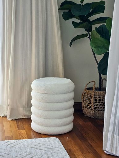 [AAH449] Puff Floffy Off White