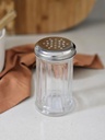 QUESERA DE VIDRIO RETRO TAPA ACERO 13,5X7,5ML