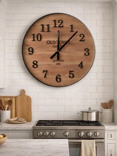 RELOJ E&M MADERA LONDON 60CM