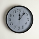 RELOJ REDONDO BROOKLIN BLACK & GREY