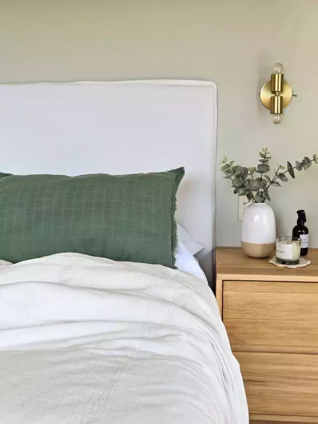 RESPALDO DE CAMA FUNDA TUSSOR OFF WHITE 190CM