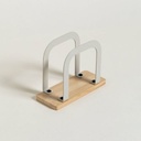 SERVILLETERO GRIS VERTICAL BASE BAMBOO