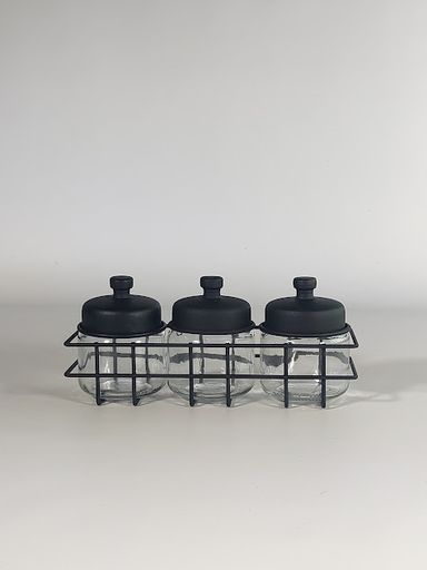 SET CANASTA METALICA ESPECIEROS X3