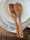 SET DE CUBIERTOS PARA ENSALADA DE MADERA ACACIA 26 CM