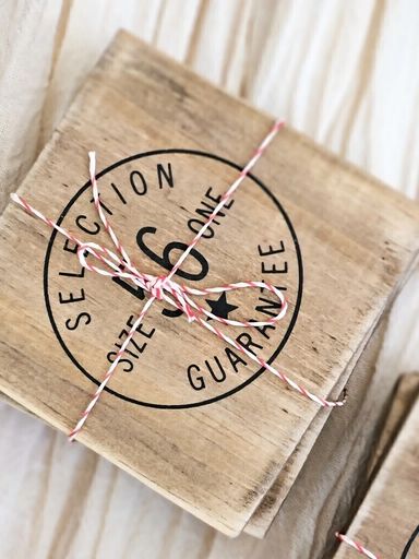 SET POSAVASOS MADERA