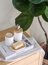 SET X3 DE BAÑO BLANCO BAMBOO