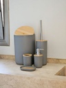 SET X5 PIEZAS DE BAÑO GRIS