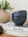 SET X6 BOWL 15 CM ORGANIC GRIS
