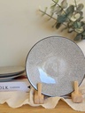 SET X6 PLATO DE POSTRE PEDRA GREY 21 CM