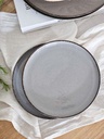 SET X6 PLATO PLAYO 27 CM MODERNA GREY