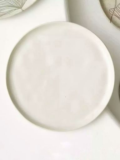 SET X6 PLATO PLAYO ORGANICA PLAIN CRUDO