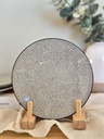 SET X6 PLATO PLAYO PEDRA GREY 27 CM