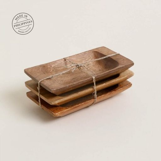 SETX3 COPETINEROS ACACIA RECTANGULAR