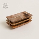 SETX3 COPETINEROS ACACIA RECTANGULAR