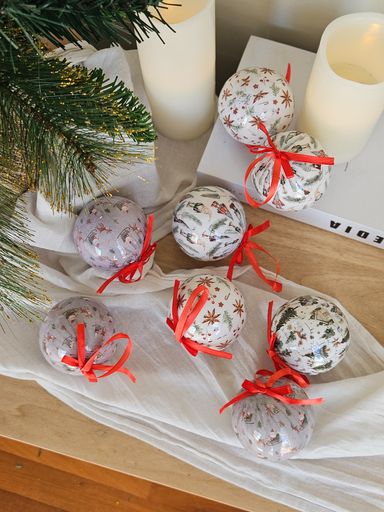 [AAH354] Set x12 Bolas Decoradas