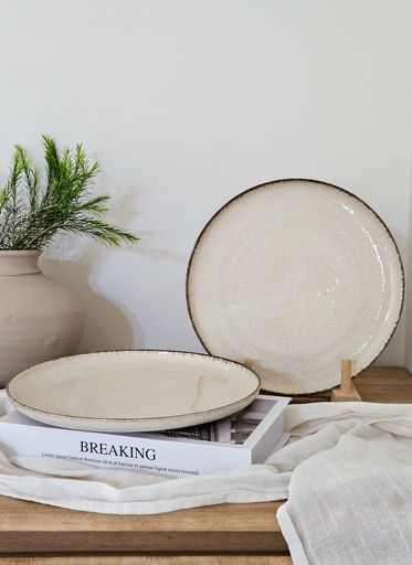 Set x6 Plato Playo 27 cm Ivory