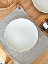 Set x6 Plato Postre Sophia 21 cm Blanco