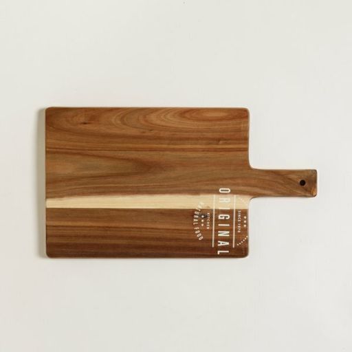 TABLA ACACIA CON MANGO ORIGINAL 32X18X1.7