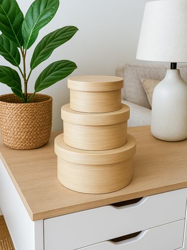 TARRO CON TAPA DECO BAMBOO GRANDE