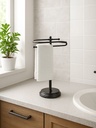 TOALLERO DE MESA S NEGRO