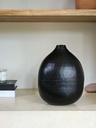 VASIJA BHIMA NEGRO 28X33 CM