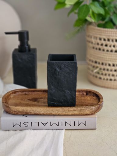 VASO STONE NEGRO
