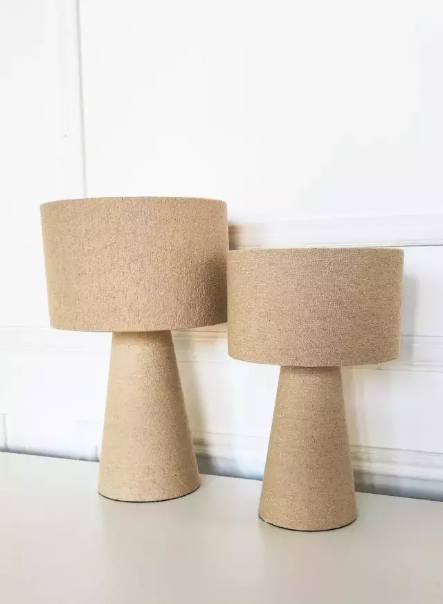 VELADOR BOUCLÉ BEIGE M