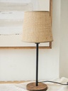 VELADOR MADERA VINTAGE NEGRO (lussa)