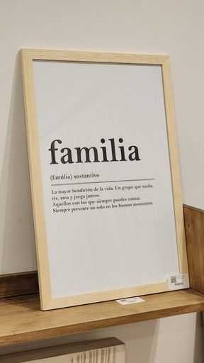 CUADRO FAMILIA 30X45