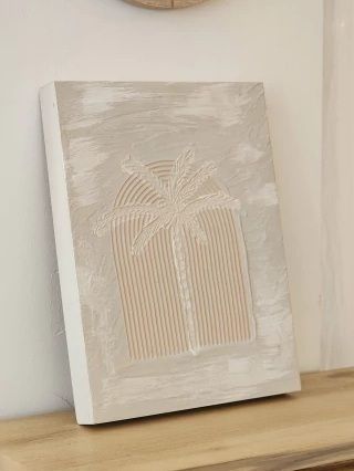 CUADRO CANCUN I 30X40 GRIS