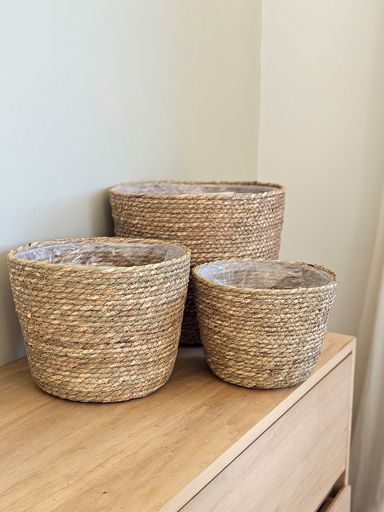 CANASTO SEAGRASS SIN MANIJA CHICO 14X13