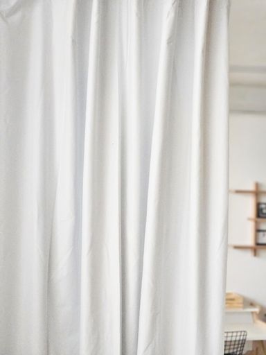 PACK X2 CORTINA BLACKOUT LISO OFF WHITE 210X140