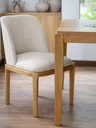Silla Ibiza Tapizada Natural