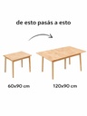 Mesa Extensible Plegable Fiore