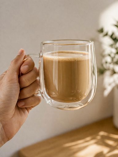 Mug doble vidrio 280 ml