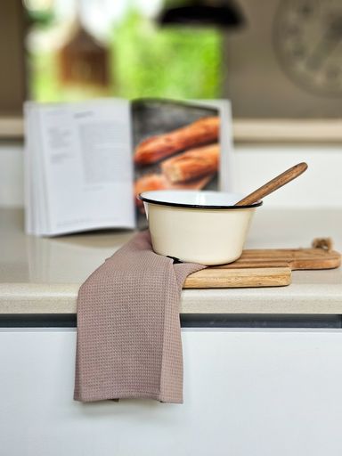 Repasador de algodon Beige