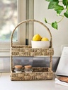 Organizador de seagrass con manija 48 cm