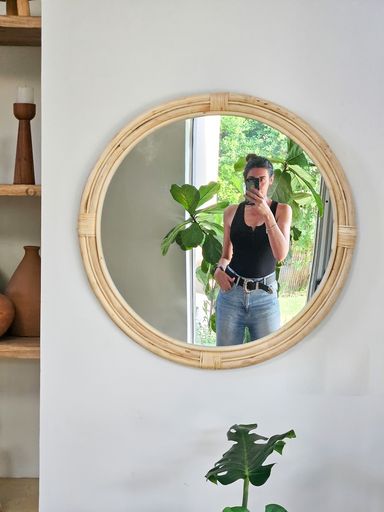 Espejo Bormeo madera
