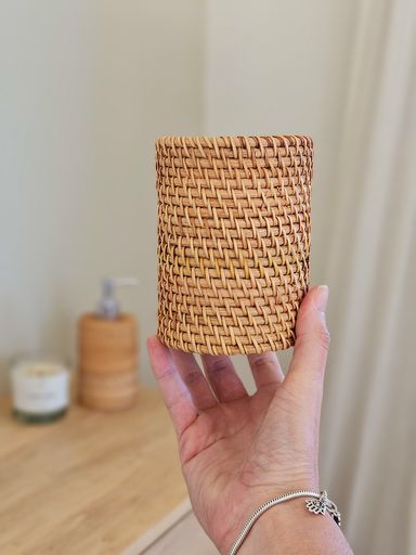 Portacepillo rattan