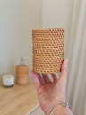 Portacepillo rattan