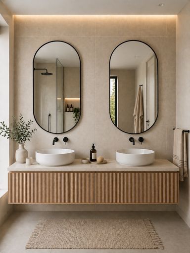 Espejo Pildora 90x50 negro