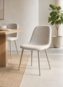 Silla Shammy Gris Claro Chenille