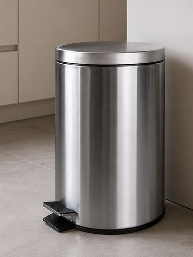 Tacho Acero c/ Pedal 12 lts – Cierre Soft
