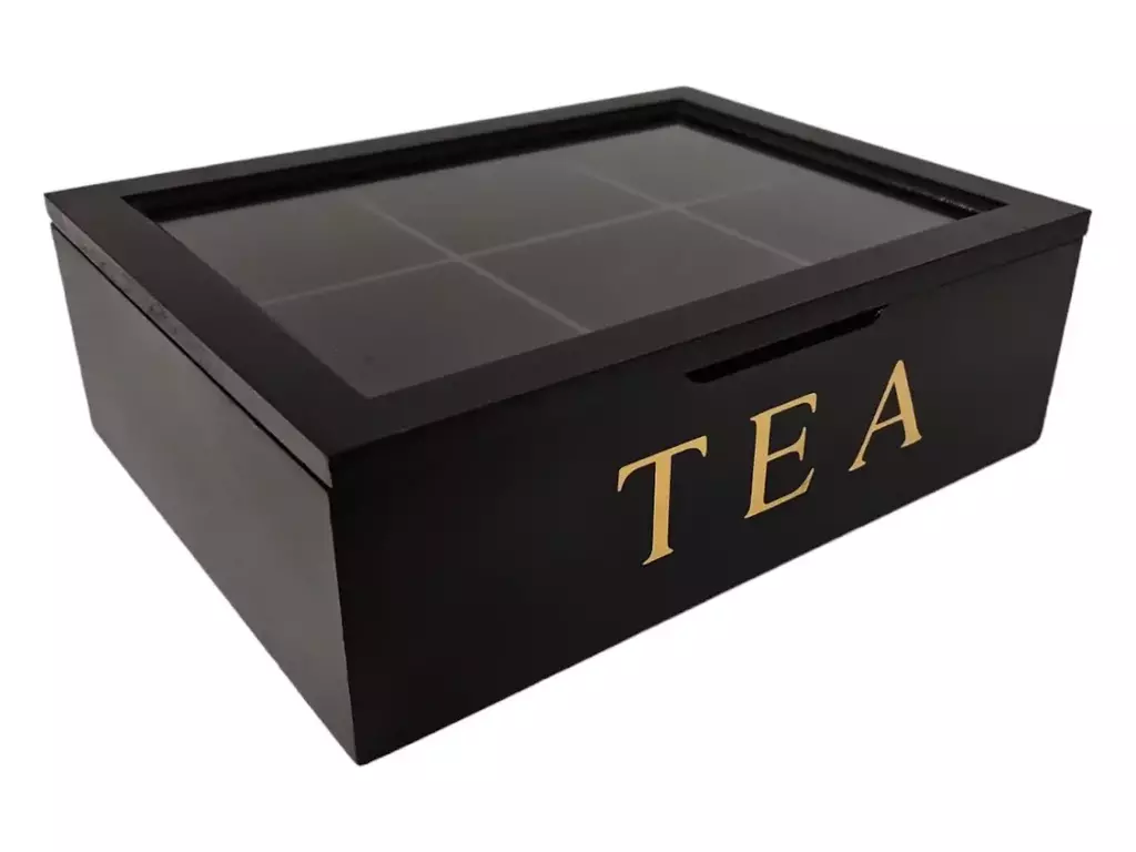 CAJA DE TÉ BLACKY 6 DIVISIONES