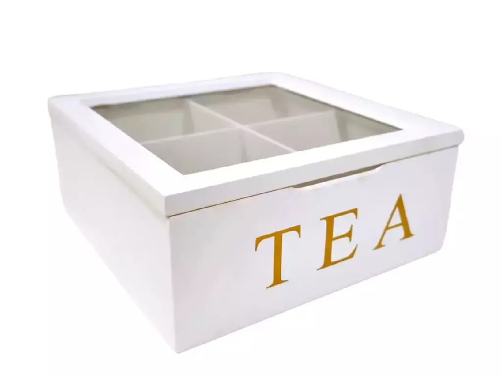 CAJA DE TÉ WHITNEY 4 DIVISIONES