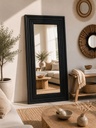 Espejo triple marco 90x180 Negro
