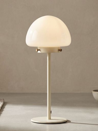 [AAI0151] Lampara de Mesa Perle Beige Marfil