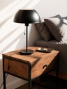 Lampara de Mesa Bolet Negro Mate