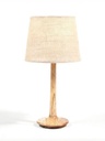 Lampara de Mesa Lyra-C madera clara